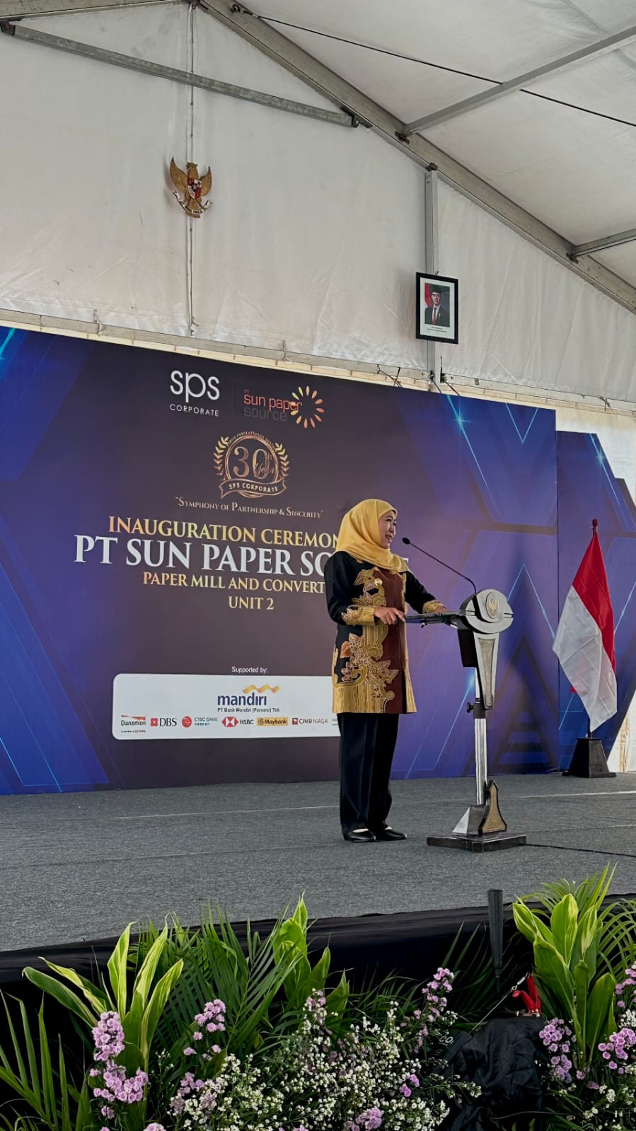 INAUGURATION CEREMONY OFF PT SUN PAPER SOURCE (2025)